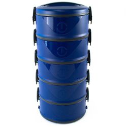 Marmita Térmica Milão Quíntuplo Azul - Unitermi - ... - LUJÃO