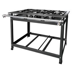 Fogão Industrial 3 Bocas 2D/1S Baixa Pressão P8 G4... - LUJÃO