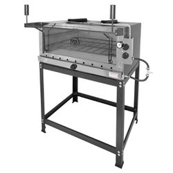 Forno Industrial de Pedra Refratária Com 2 Grill a... - LUJÃO