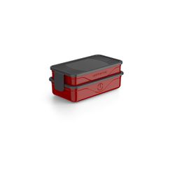 Marmita / Organizador Fit California 1,3L Vermelho... - LUJÃO