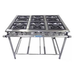 Fogão Industrial 6 Bocas Duplas Baixa Pressão P7 G... - LUJÃO