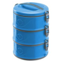 Marmita Térmica Milão Triplo Azul - Unitermi - 12... - LUJÃO