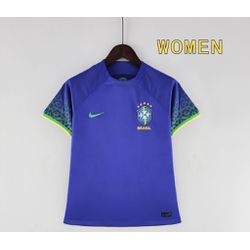 Camiseta Seleção Brasileira Azul - Copa 2022 - Fem... - LUKA IMPORTS