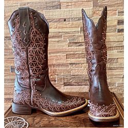Bota Tucson Fem Euro Café - Ref T4007 - LUXURY COUNTRY WOMAN