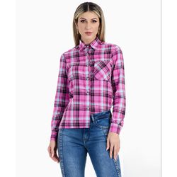 Blusa Buphallos Xadrez Rosa - BPL719 - LUXURY COUNTRY WOMAN