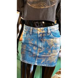 MINI SAIA JEANS OSMOZE BLUE MEDIO - 00057 - LUXURY COUNTRY WOMAN