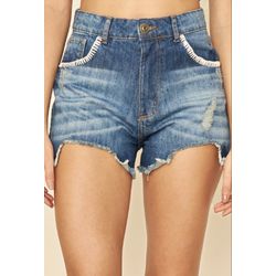 SHORT JEANS DESTROYED - JEANS - Ref: 82274010031 - LUXURY COUNTRY WOMAN