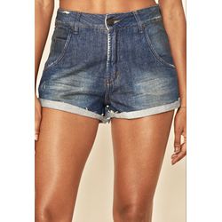 SHORT JEANS GRAXA -JEANS ESCURO - Ref: 82337010903 - LUXURY COUNTRY WOMAN