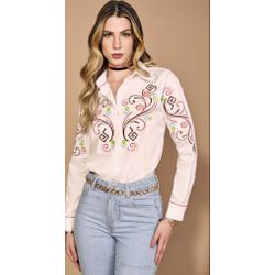 CAMISA BORDADA LUNA MOONHORSE - 01.05.254 - LUXURY COUNTRY WOMAN