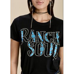 T-SHIRT RANCH SOUL - 0108313 - LUXURY COUNTRY WOMAN