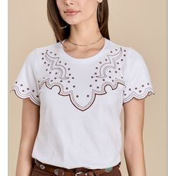 T-SHIRT WENDY - MOONHORSE - 0108295 - LUXURY COUNTRY WOMAN
