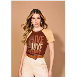 T-SHIRT LIVE MOONHORSE - 0105274 - LUXURY COUNTRY WOMAN