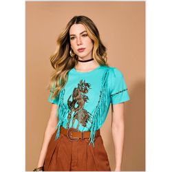 T-SHIRT 194 MOONHORSE - 0105272 - LUXURY COUNTRY WOMAN
