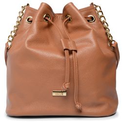 Bolsa Luz Caramelo | Couro Legítimo - LUZZIÊ