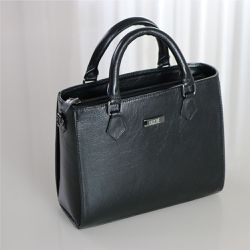 Bolsa Helena Preto | Couro Legítimo - LUZZIÊ