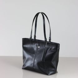 Bolsa Diana Preto | Couro Legítimo - LUZZIÊ