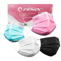 Máscara Descartável Tripla Camada 50 UND - MABENI NAILS