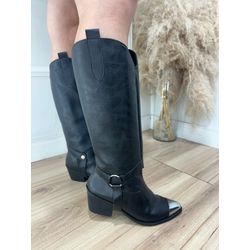 Bota Taylor Cano Alto e Bico Fino 2 em 1 - MADAME MALIA 