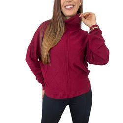 Blusa Tricô Julia Bordô - MADAME MALIA 