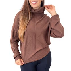 Blusa Tricô Julia Marrom - MADAME MALIA 