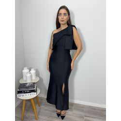 Vestido Mileide Preto - MADAME MALIA 