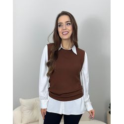 Conjunto Alessia Marrom - MADAME MALIA 