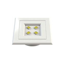  Luminária Pop Quadrada Branca (Branco Quente) 300... - MADECEDRO