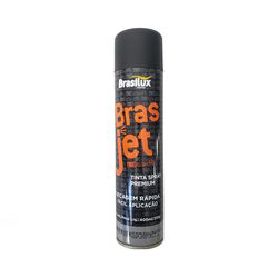 Spray Uso Geral Brasjet Preto 400 ML - V0006 - Mafra Tintas Ltda