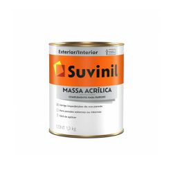  Massa Acrílica Suvinil 1,3kg – Acabamento Liso pa... - Mafra Tintas Ltda