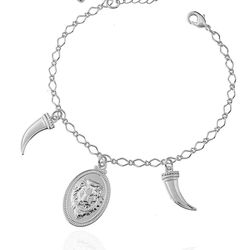 Pulseira coleção Istambul com pingentes de dente d... - Magnólia Elements 