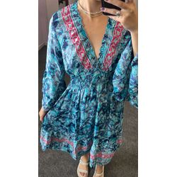 Vestido Midi Manga Longa - 24 - MAHAKALI