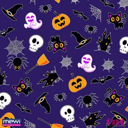 Toalha De Mesa Em Tnt Estampa Halloween, 70x70 Kit... - MAJPINTA