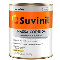 MASSA CORRIDA SUVINIL 1,4KG - Marajá Tintas