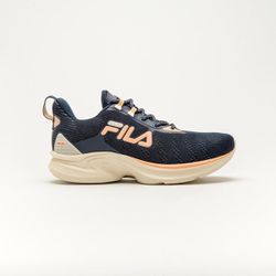 TENIS FILA MARINHO/SALMAO/BEGE RUNNING RACER - 152... - MARCELUS CALCADOS
