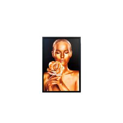 Quadro 60x40 Gold Woman - Q6040-GW1 - Marcia Helena Decorações