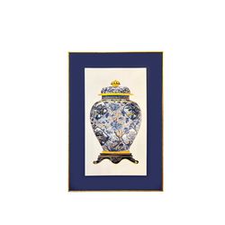 Quadro 90x60 Potes Azuis - Q9060-PA - Marcia Helena Decorações