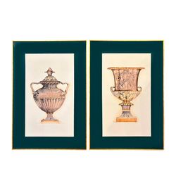 Dupla de Quadros 90x60 Vasos Romanos - DQ9060-VRO - Marcia Helena Decorações