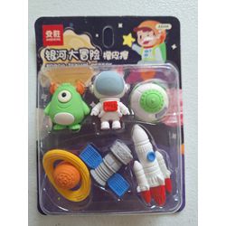 Kit de Mini Borrachas Astronauta - 054 - MARIE PAPELARIA FOFA