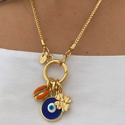 Colar patuá com porta pingente - 00078 - Mariana Bertoni Acessórios