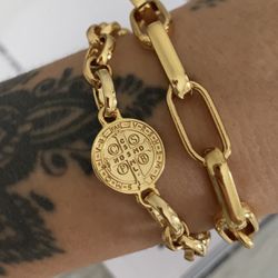 Pulseira São Bento elos português - 00083 - Mariana Bertoni Acessórios