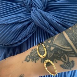 Bracelete gota vazada orgânica - 000125 - Mariana Bertoni Acessórios