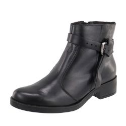 Bota Casual Feminina Em Couro Cano Curto... - Maria Paula Store