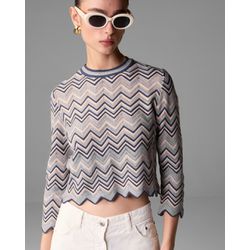 Blusa Chevron Manga 3/4 Eclat