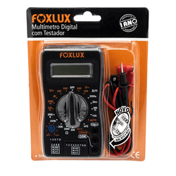 Multimetro Digital Foxlux - 12830 - Comercial Salla