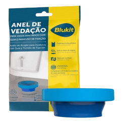Anel de Vedação Vaso Sanitário com Guia Blukit - 0... - Comercial Salla