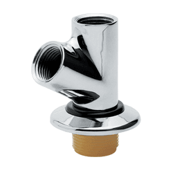 Juncao Latao Cromado para Maquina de Lavar ou Filt... - Comercial Salla