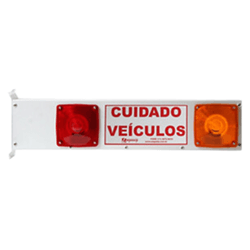 Sinalizador Garagem 2 Lamp. EG30C Led 110/220V Eng... - Comercial Salla