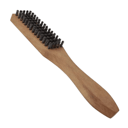 Escova Manual Aço Carbono para Lima 5 Fileiras Cab... - Comercial Salla