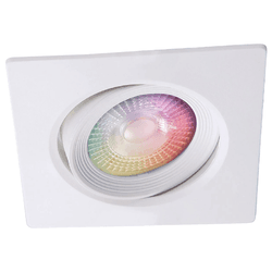 Spot smart led embutir quadrado 5W RGBW 350im alex... - Comercial Salla