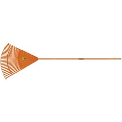 Vassoura Jardim Plástica 26 Dentes com Cabo 120CM ... - Comercial Salla